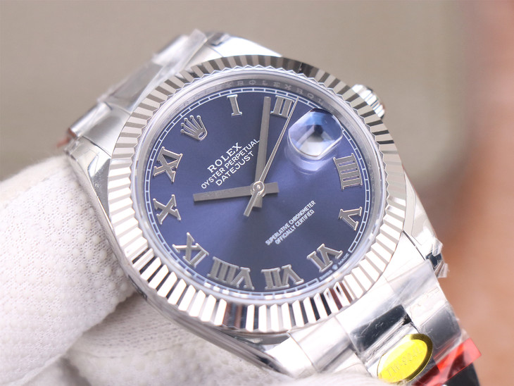 高仿勞力士日誌型男士手錶 tw廠勞力士日誌 126334 藍盤 羅馬刻度￥4980