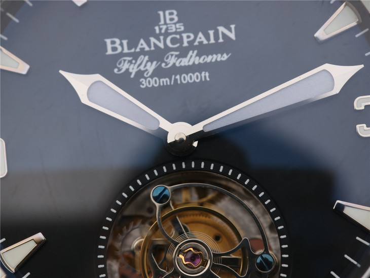 JB寶珀五十噚陀飛輪版男士腕錶 全自動陀飛輪 纖維尼龍錶帶 自動機械手錶￥3480