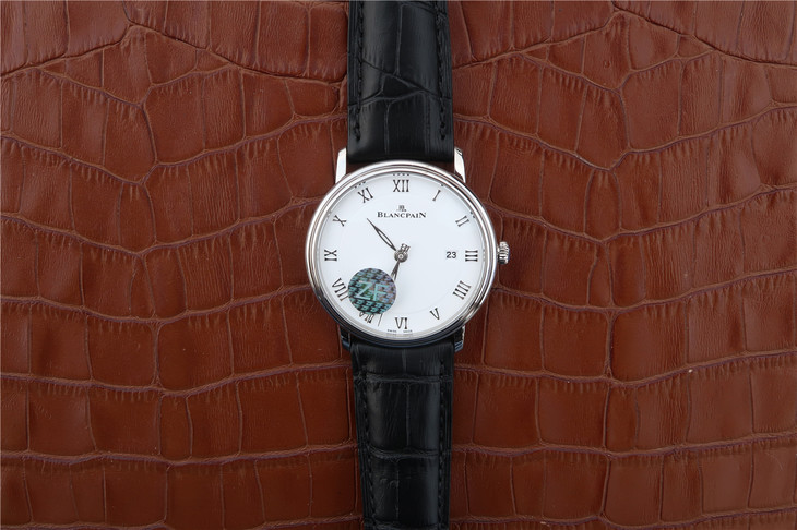 ZF寶珀6651-1127-55B搪瓷白自動機械機芯男士腕錶￥2980