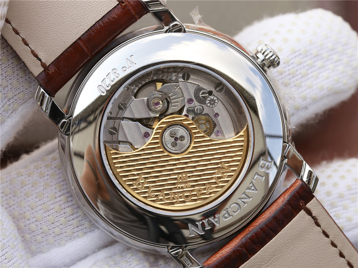 OM寶珀6654最強V2升級版 寶珀villeret經典6654月相顯示繫列男士腕錶￥3480