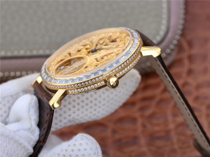 BBR伯爵最纖薄高級珠寶陀飛輪中性腕錶￥6480