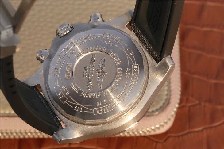 GF廠百年靈復仇者戰機Military軍用膠帶男士機械腕錶