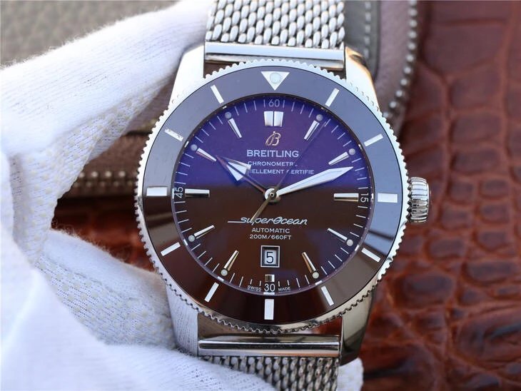 GF廠百年靈超級海洋文化二代腕錶v2版鋼帶機械男錶42mm