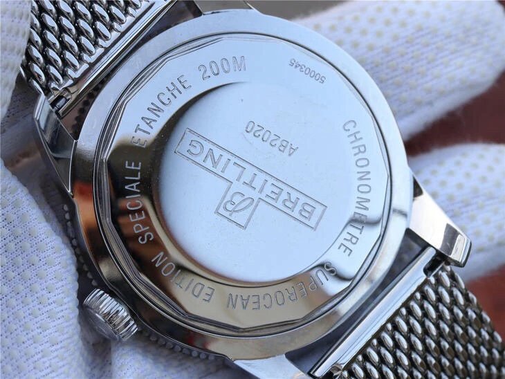GF廠百年靈超級海洋文化二代腕錶v2版鋼帶機械男錶42mm