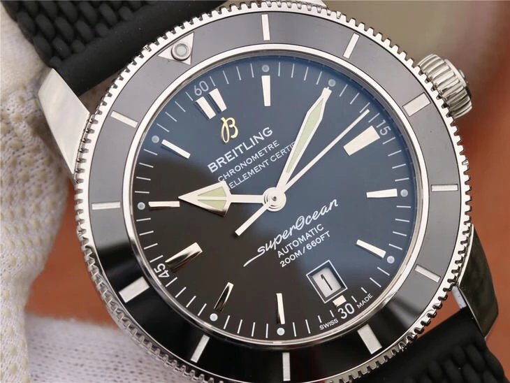GF廠百年靈超級海洋文化二代腕錶v2版膠帶機械男錶42mm