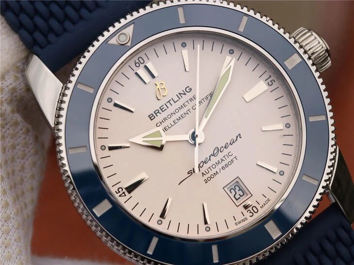 GF廠百年靈超級海洋文化二代腕錶v2版膠帶機械男錶42mm